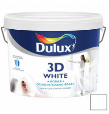 Краска водно-дисперсионная Dulux (Дюлюкс) 3D White BW 10 л