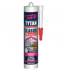 Клей монтажный каучуковый Tytan (Титан) Professional classic fix прозрачный (62949) 310 мл