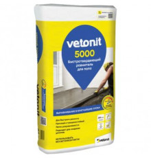 Быстротвердеющий ровнитель для пола Weber-Vetonit (Ветонит) 5000 25 кг