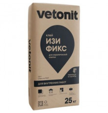Клей для керамической плитки Weber-Vetonit (Ветонит) Изи Фикс 25 кг