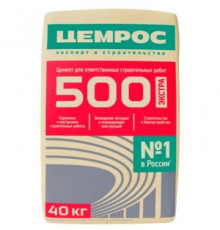 Портландцемент Цемрос (Cemros) 500 Экстра ЦЕМ II/А-П 42,5Н 40 кг